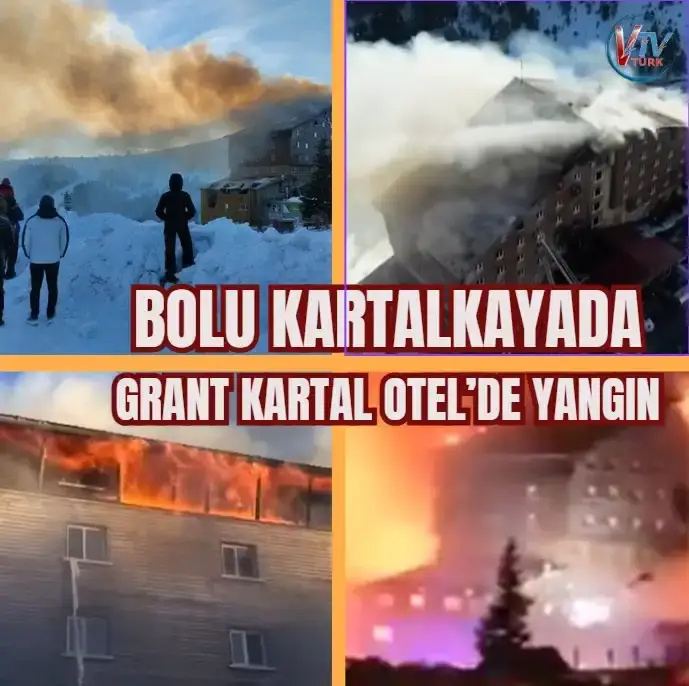 Bolu Kartalkaya'da Otel Yangını: 10 Ölü, 32 Yaralı.