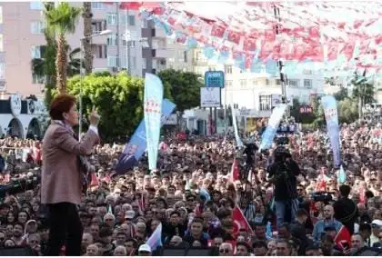 İYİ PARTİ GENEL BAŞKANI MERAL AKŞENER MERSİN'DE MİTİNG DÜZENLEDİ