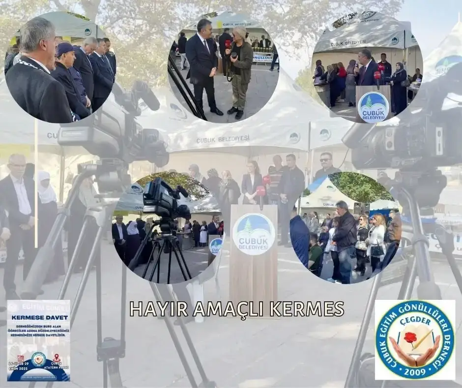 ÇUBUK EGİTİM GÖNÜLLÜLERİ DERNEĞİ'NİN DÜZENLEDİĞİ KERMES AÇILIŞI YAPILDI.
