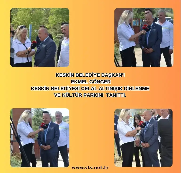 KESKİN BELEDİYESİ CELAL ALTINIŞIK DİNLENME VE KÜLTÜR PARKI AÇILDI.