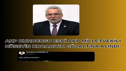 Eski AKP milletvekili Hüseyin Kocabıyık.